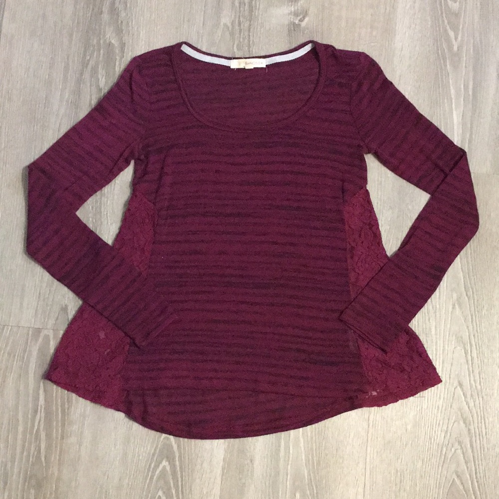 Rewind | Sheer Lace Sweater Top